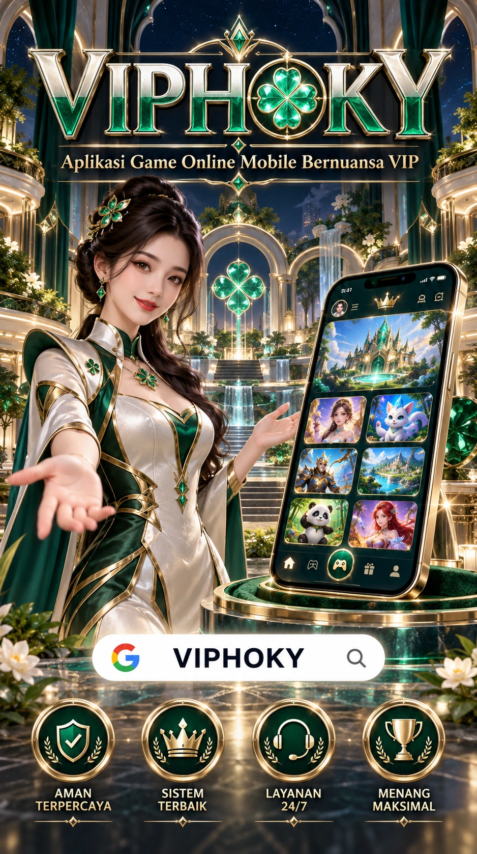 Pratinjau antarmuka VIPHOKY — aplikasi APK resmi Android v2.0.3